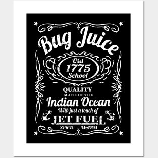 Bug Juice Vintage Funny Navy Sailor Humor Posters and Art